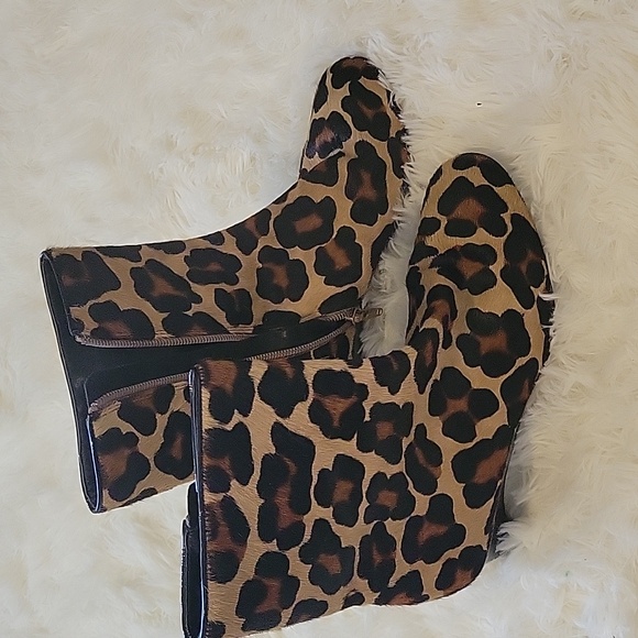 Ankle Boots - Animal Print- 7 - Picture 8 of 9